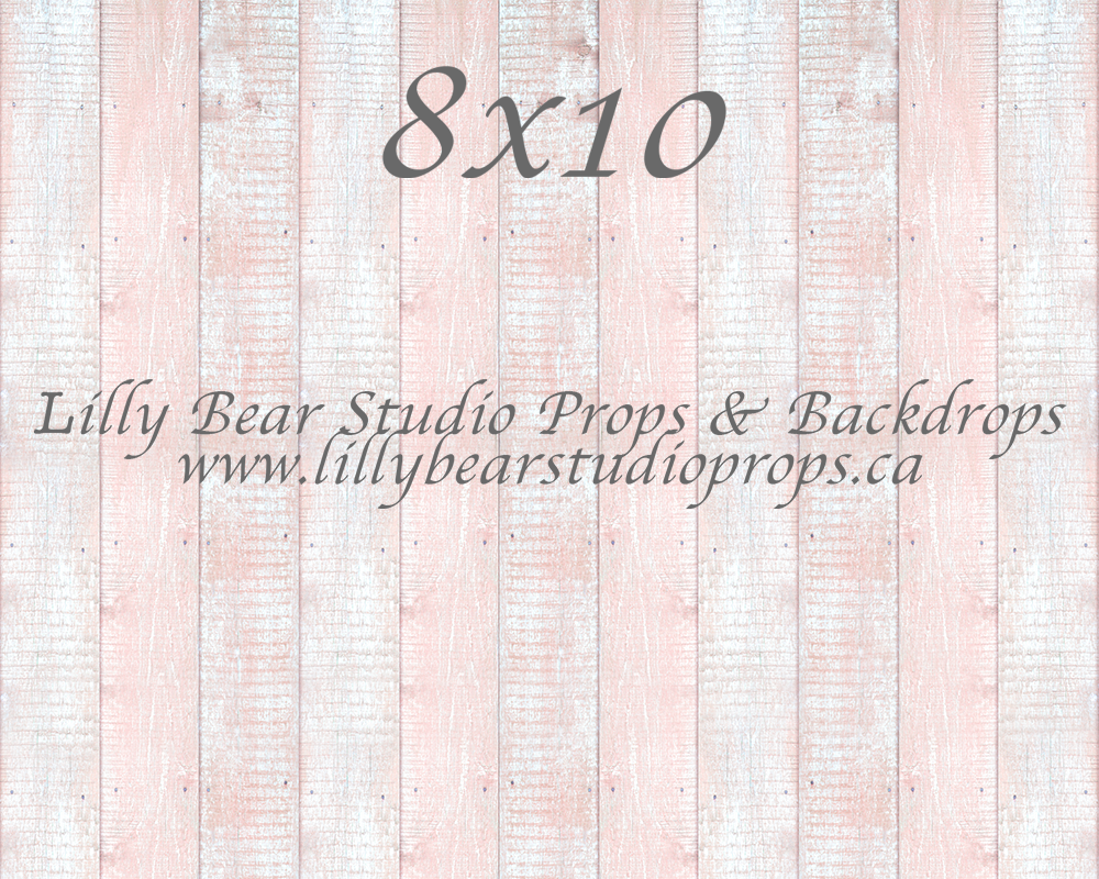 Blush Chalk Vertical Wood Planks Floor - Lilly Bear Studio Props, FABRICS, FLOORS, mat floors