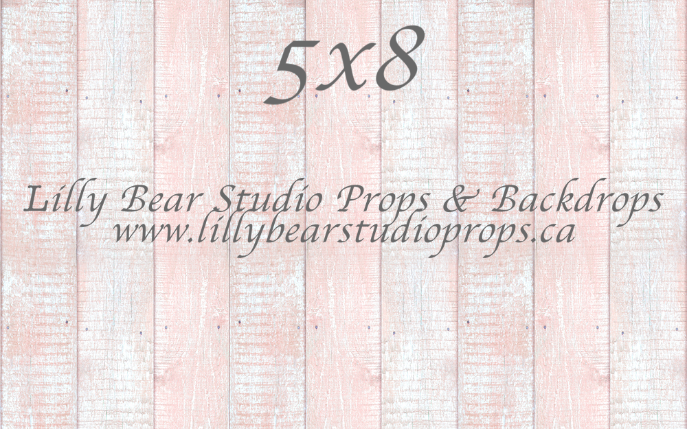 Blush Chalk Vertical Wood Planks Neoprene - Lilly Bear Studio Props, barn wood, FLOORS, girl, girls, LB Pro, pink, pink floor, pink wall, pro floor, pro floordrop, rustic wood, white wood, wood