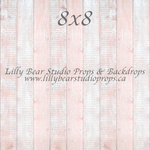 Blush Chalk Vertical Wood Planks Floor - Lilly Bear Studio Props, FABRICS, FLOORS, mat floors