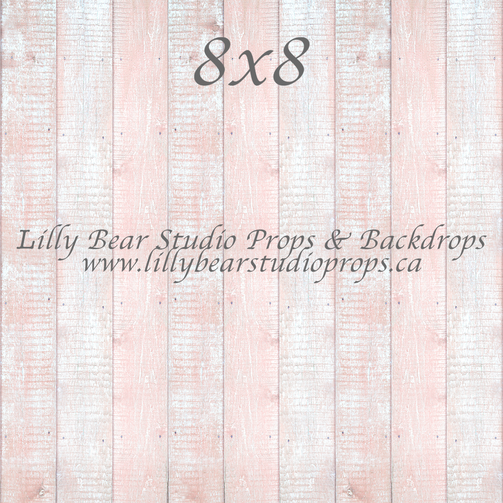 Blush Chalk Vertical Wood Planks Floor - Lilly Bear Studio Props, FABRICS, FLOORS, mat floors