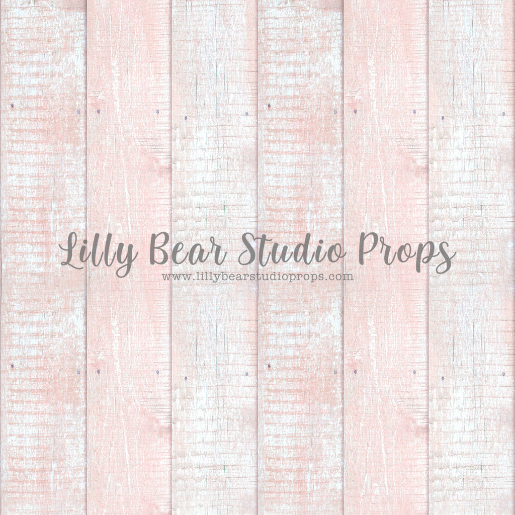Blush Chalk Vertical Wood Planks Neoprene - Lilly Bear Studio Props, barn wood, FLOORS, girl, girls, LB Pro, pink, pink floor, pink wall, pro floor, pro floordrop, rustic wood, white wood, wood