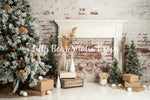 Bohemian Christmas - Lilly Bear Studio Props, blanket, bohemian, bohemian christmas, boho, boho christmas, christmas, christmas fireplace, christmas garland, christmas mantle, christmas tree, christmas trees, clean, elegant, Fabric, fireplace, garland, holiday mantle, mantel, mantle, presents, scandi, scandinavian, scandinavian christmas, simple, Wrinkle Free Fabric