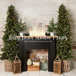 Bohemian Holiday Home - Lilly Bear Studio Props, arctic pines, christmas, christmas village, evergreen trees, evergreens, Fabric, holiday, holiday christmas, pine trees, silver winter, snow, snowflakes, snowy forest, snowy pine, snowy pine trees, snowy trees, village, white christmas, white holiday, white winter, winter, winter christmas, winter diamond, Wrinkle Free Fabric