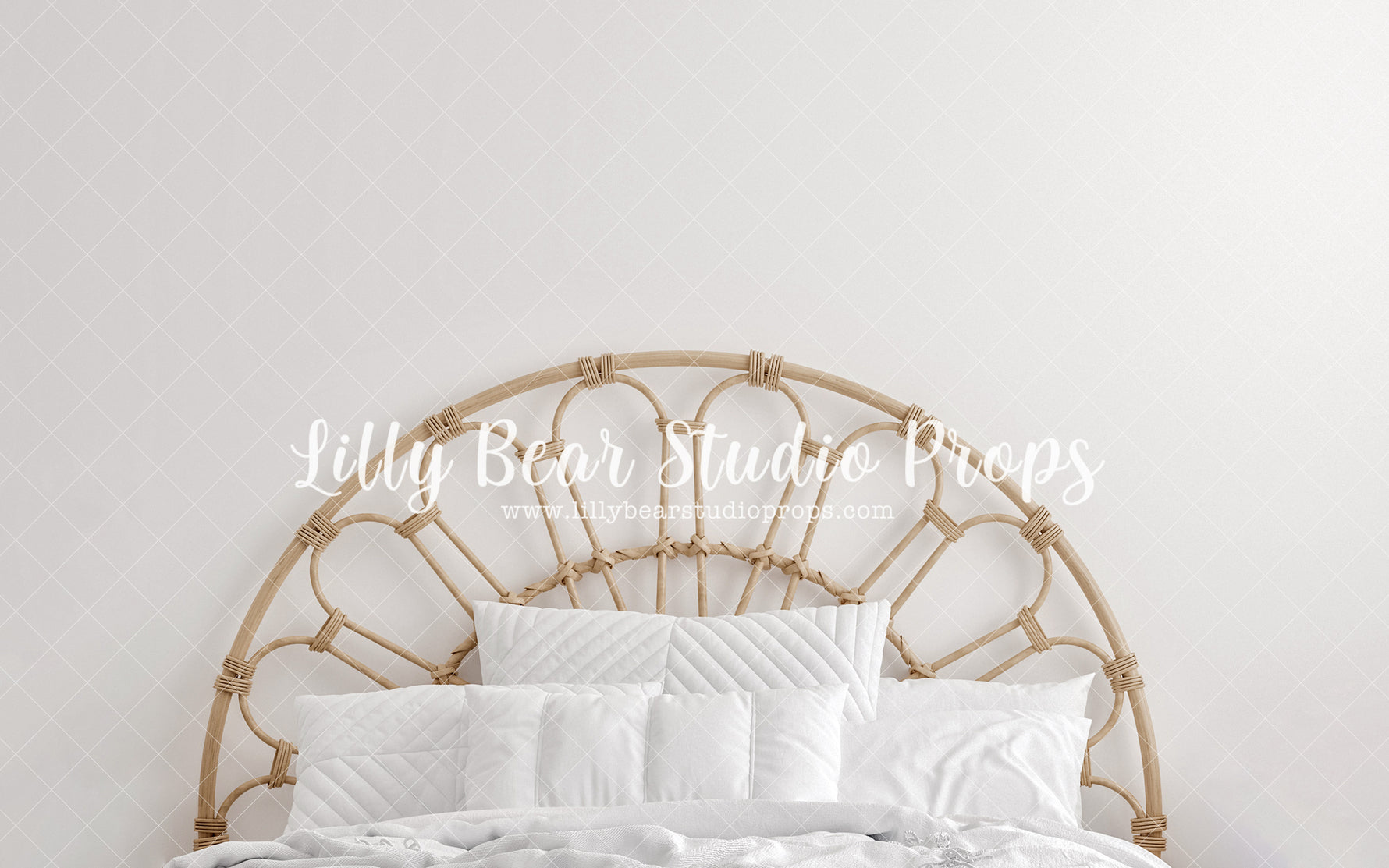 Bohemian Days - Lilly Bear Studio Props, bamboo, bamboo bed, bamboo peacock bed, bed, bed time, boho, boho arch, boho bed, boho chic, boho room, Fabric, FABRICS, peacock bed, scandi, scandinavian, spring, spring boho, white bed, Wrinkle Free Fabric