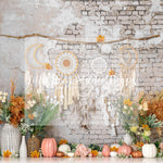 Boho Autumn Dreams - Lilly Bear Studio Props, autumn, bohemian dreams, boys, cake smash, dream catcher, fabric, fall, girls, poly, pumpkin, pumpkins, smash, vinyl, Wrinkle Free Fabric
