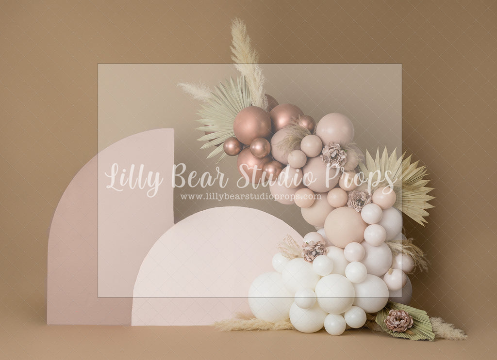 Boho Girl Arches - Lilly Bear Studio Props, boho, boho balloon garland, boho balloons, boho chic, boho garland, boho rings, boho spring, FABRICS, one
