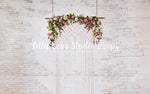 Boho Hanging Floral by Lilly Bear Studio Props sold by Lilly Bear Studio Props, blue floral - blue flower - blue flower