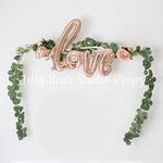 Boho Love by Amber Costa Photography sold by Lilly Bear Studio Props, boho - christmas - Fabric - FABRICS - girl - love