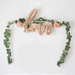 Boho Love by Amber Costa Photography sold by Lilly Bear Studio Props, boho - christmas - Fabric - FABRICS - girl - love