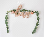 Boho Love by Amber Costa Photography sold by Lilly Bear Studio Props, boho - christmas - Fabric - FABRICS - girl - love