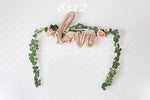 Boho Love by Amber Costa Photography sold by Lilly Bear Studio Props, boho - christmas - Fabric - FABRICS - girl - love