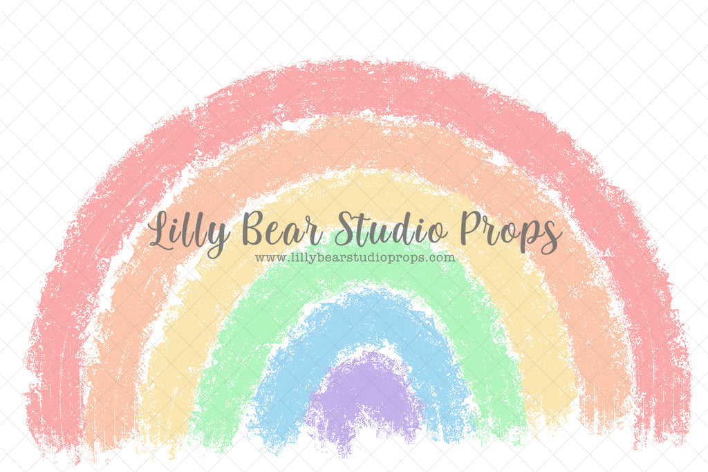Boho Pastel Rainbow - Lilly Bear Studio Props, boho, boho chic, boho pastel rainbow, boho rainbow, Fabric, pastel rainbow, spring rainbow, Wrinkle Free Fabric