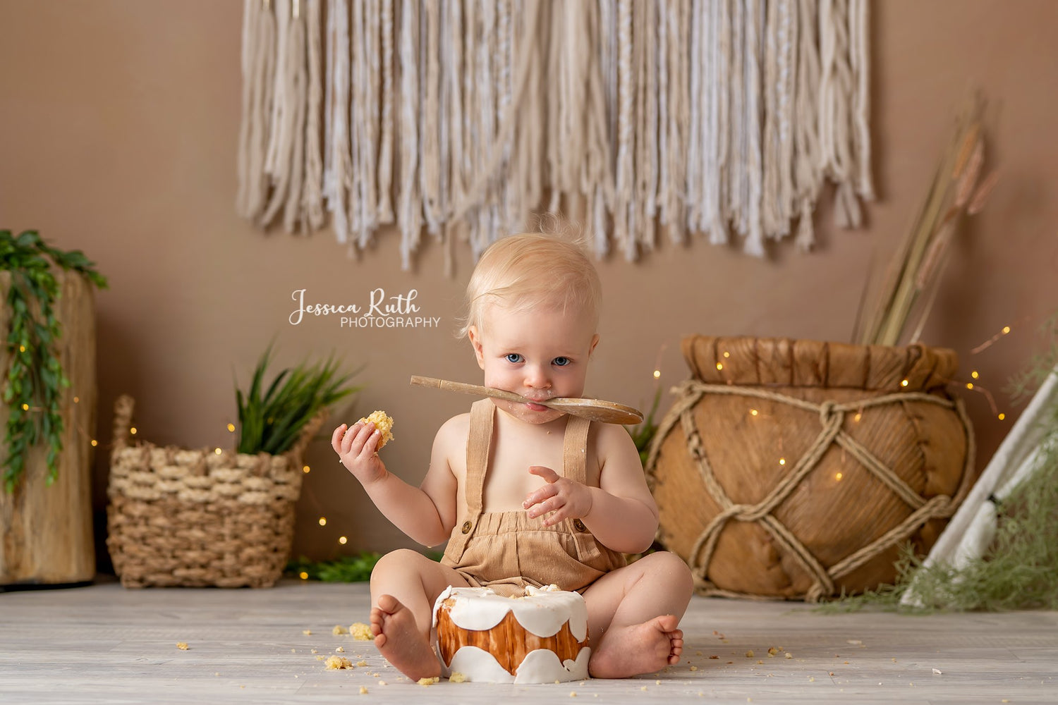 Beige Boho by Jessica Ruth Photography sold by Lilly Bear Studio Props, floral - girls - hand painted - pink - purple