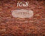 Boston Brick Wall by Lilly Bear Studio Props sold by Lilly Bear Studio Props, fabric - FABRICS - poly - vinyl - Wrinkle