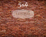 Boston Brick Wall by Lilly Bear Studio Props sold by Lilly Bear Studio Props, fabric - FABRICS - poly - vinyl - Wrinkle