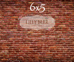 Boston Brick Wall by Lilly Bear Studio Props sold by Lilly Bear Studio Props, fabric - FABRICS - poly - vinyl - Wrinkle