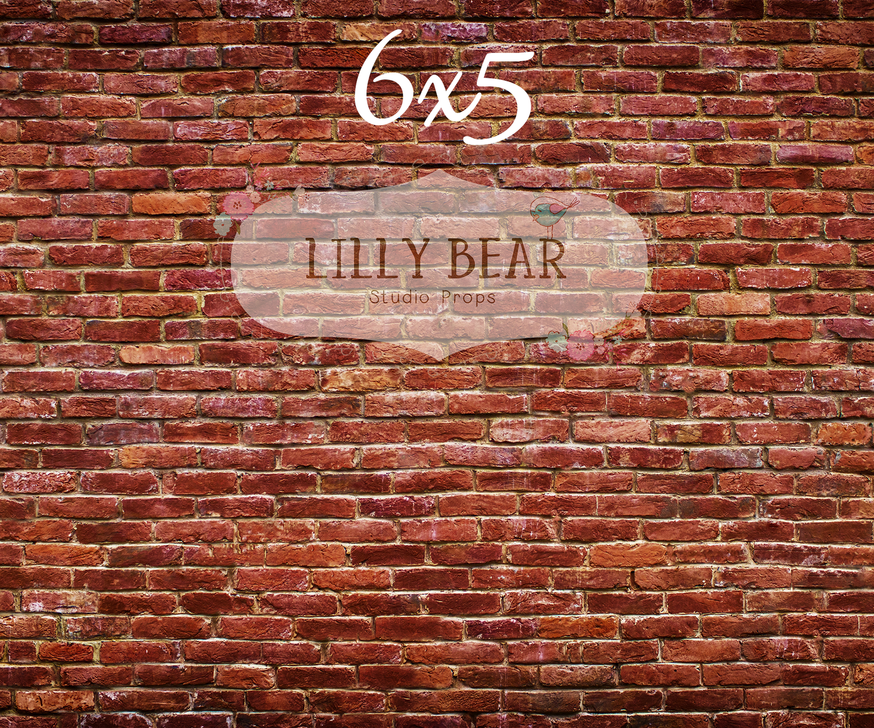 Boston Brick Wall by Lilly Bear Studio Props sold by Lilly Bear Studio Props, fabric - FABRICS - poly - vinyl - Wrinkle