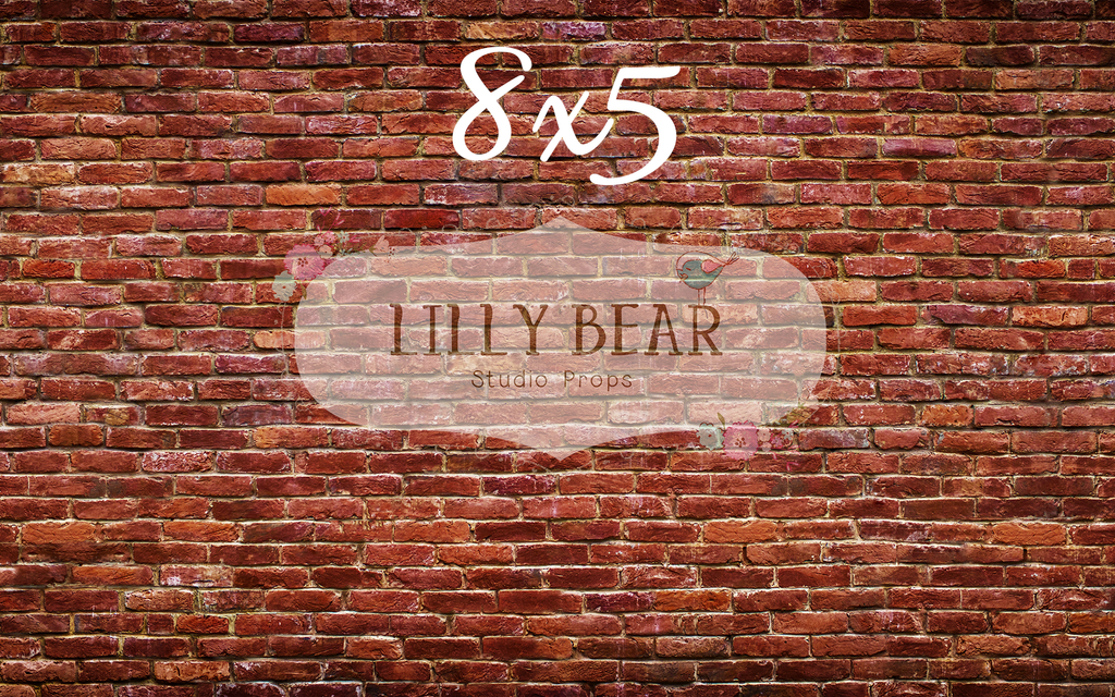Boston Brick LB Pro Floor by Lilly Bear Studio Props sold by Lilly Bear Studio Props, brick - distressed - distressed b