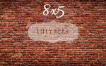 Boston Brick Wall by Lilly Bear Studio Props sold by Lilly Bear Studio Props, fabric - FABRICS - poly - vinyl - Wrinkle