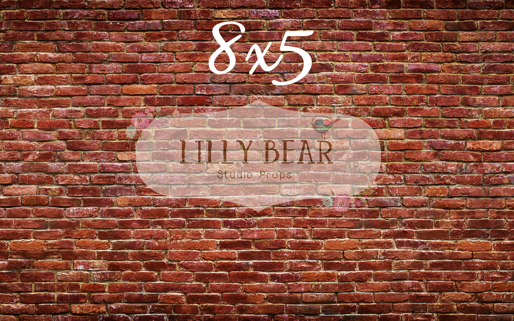 Boston Brick Wall by Lilly Bear Studio Props sold by Lilly Bear Studio Props, fabric - FABRICS - poly - vinyl - Wrinkle