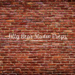 Boston Brick Wall by Lilly Bear Studio Props sold by Lilly Bear Studio Props, fabric - FABRICS - poly - vinyl - Wrinkle