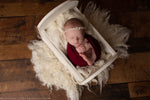 Brooklyn Handcarved Wood Bed (RTS) - Lilly Bear Studio Props, baby chair prop, baby stool prop, Canadian Newborn Wood Props, canadian photographer, Canadian photography props, canadian wood photography props, Canadian Wood Props, honey bucket, Newborn bed, Newborn bowl, newborn honey bucket, newborn photographer, newborn photographer props, newborn photography, newborn props, portrait photographer, prop, vintage buckets, wood, wood bucket newborn prop, Wood Newborn Photography Props, wood prop