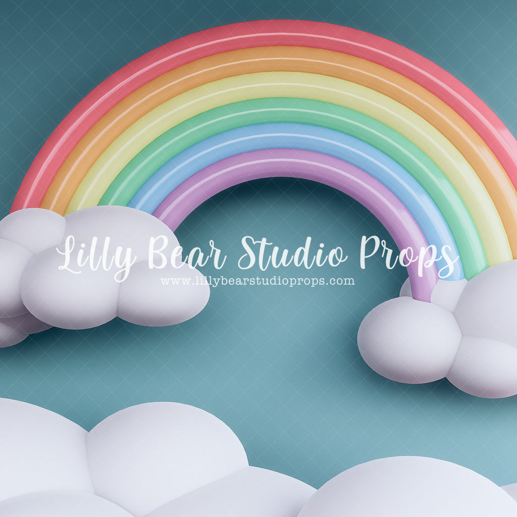 Bubble Rainbow by Lilly Bear Studio Props sold by Lilly Bear Studio Props, colours - colours of the rainbow - Fabric
