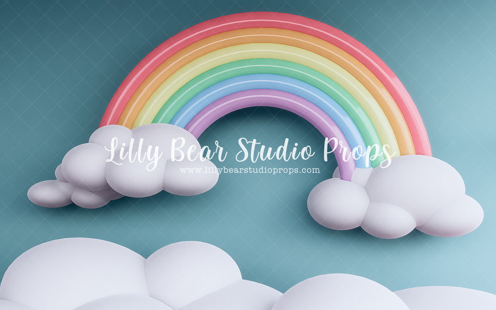 Bubble Rainbow by Lilly Bear Studio Props sold by Lilly Bear Studio Props, colours - colours of the rainbow - Fabric