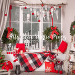 Buffalo Plaid Christmas by Lilly Bear Studio Props sold by Lilly Bear Studio Props, christmas - Fabric - holiday - Wrin