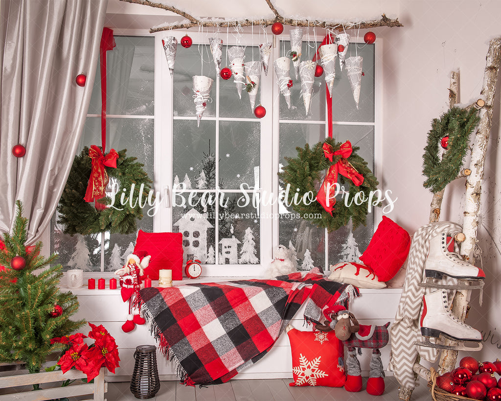 Buffalo Plaid Christmas by Lilly Bear Studio Props sold by Lilly Bear Studio Props, christmas - Fabric - holiday - Wrin