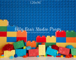 Build Them Up by Lilly Bear Studio Props sold by Lilly Bear Studio Props, blocks - blue - boys - building blocks - cake