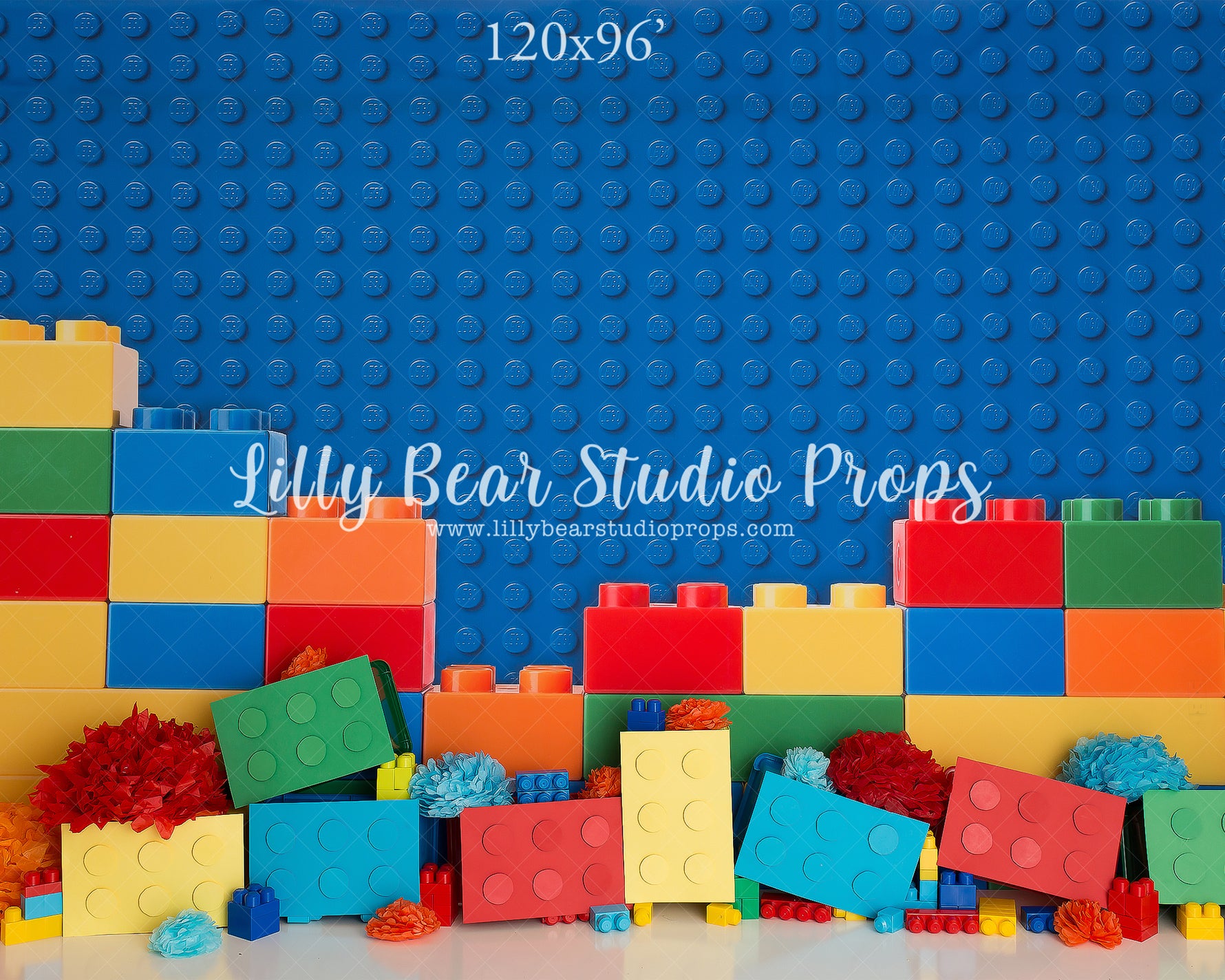 Build Them Up by Lilly Bear Studio Props sold by Lilly Bear Studio Props, blocks - blue - boys - building blocks - cake