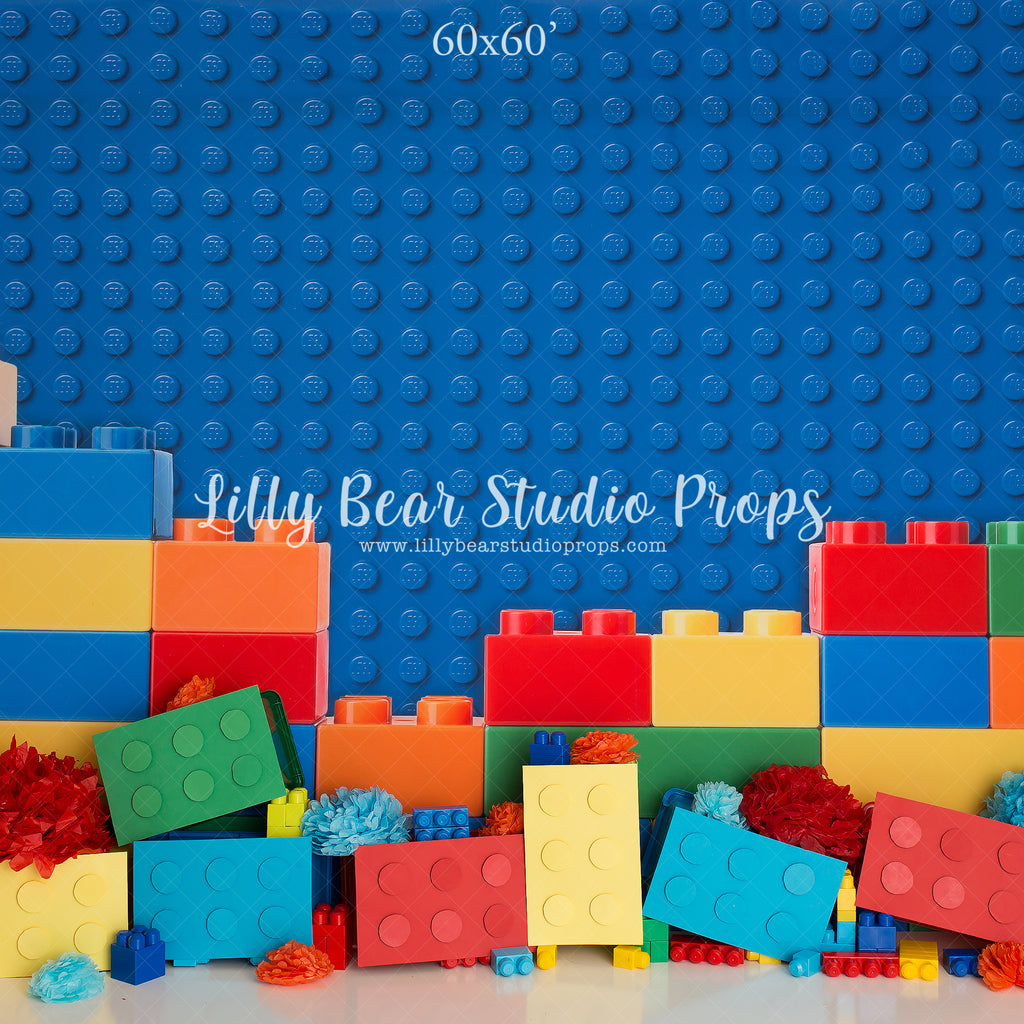 Build Them Up by Lilly Bear Studio Props sold by Lilly Bear Studio Props, blocks - blue - boys - building blocks - cake