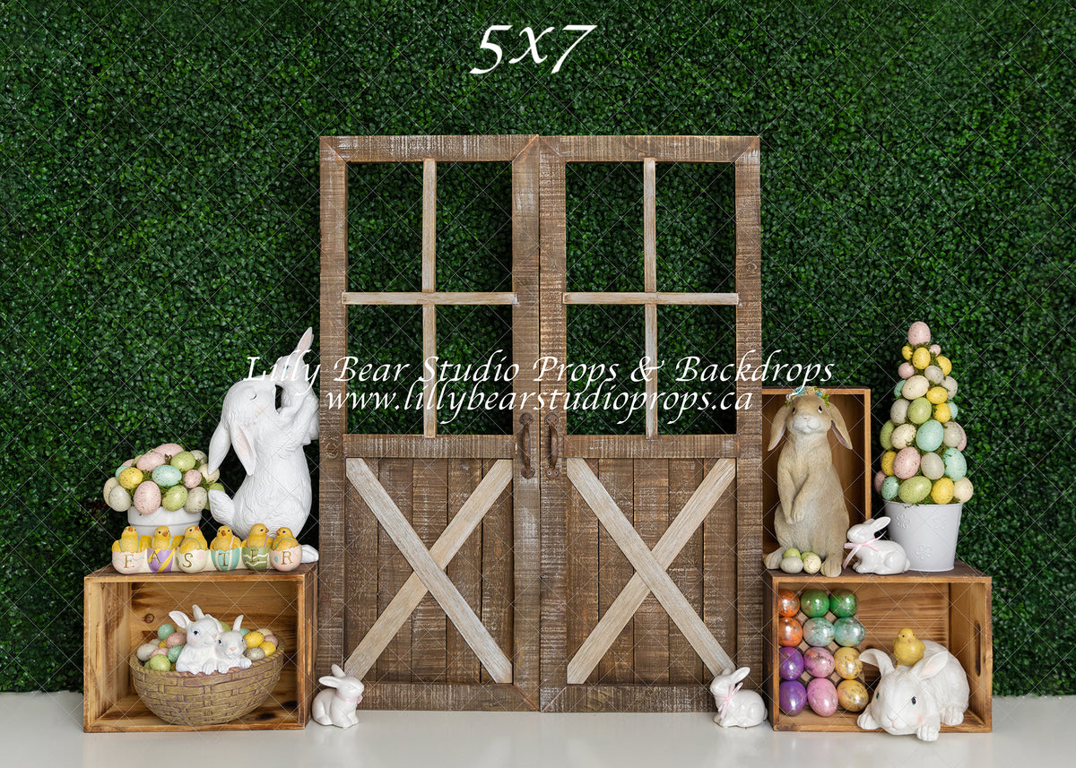 Bunny Garden by Meagan Paige Photography sold by Lilly Bear Studio Props, bunny - cake smash - easter - fabric - FABRIC