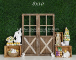 Bunny Garden by Meagan Paige Photography sold by Lilly Bear Studio Props, bunny - cake smash - easter - fabric - FABRIC