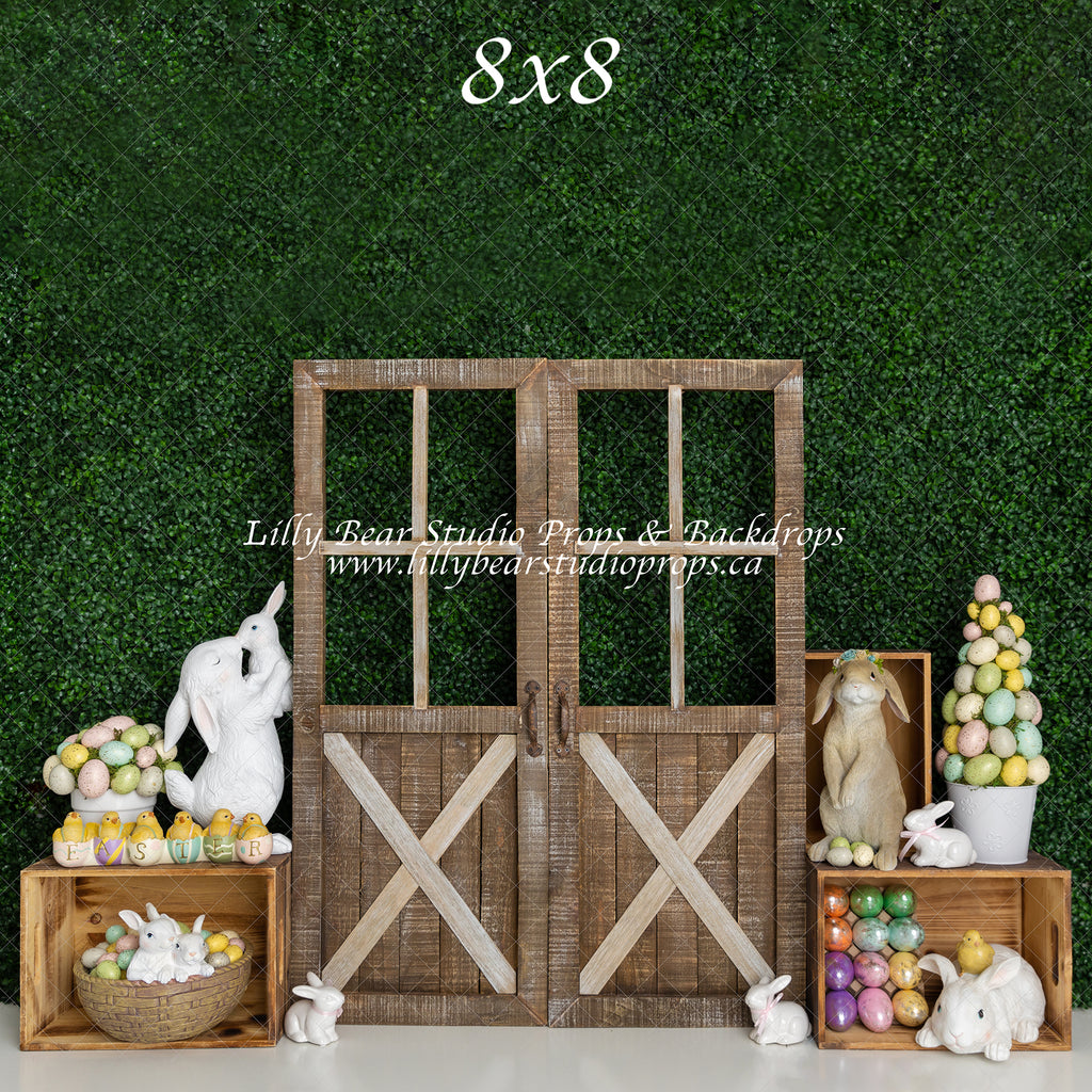 Bunny Garden by Meagan Paige Photography sold by Lilly Bear Studio Props, bunny - cake smash - easter - fabric - FABRIC