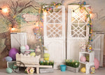 Bunny House - Lilly Bear Studio Props, barn doors, bunnies, bunny, carrots, easter, easter backdrop, easter bunny, easter doors, easter egg, easter eggs, easter flowers, easter mini, FABRICS, happy easter, some bunnies one, some bunny is one, some bunny's one, spring bunny