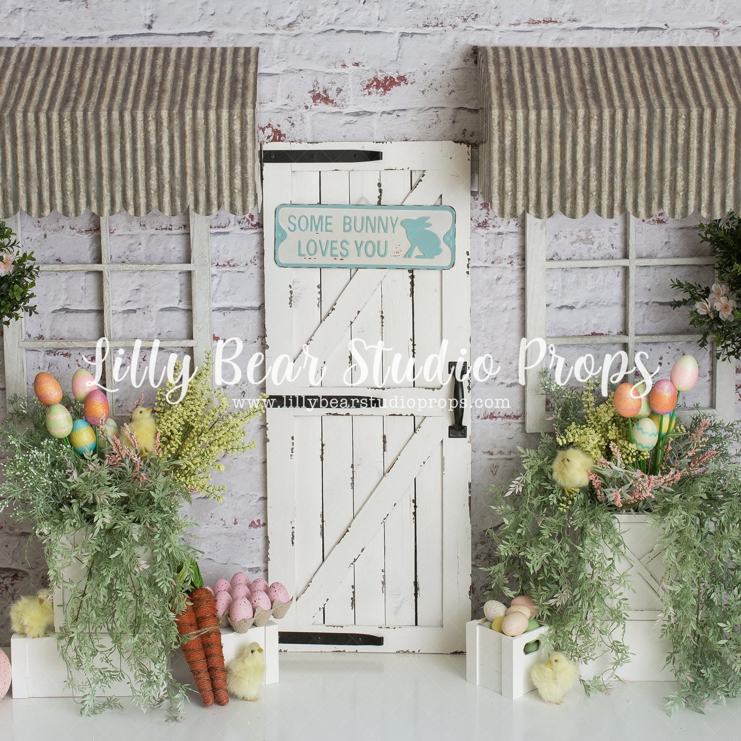 Bunny Lane by Daniella Photography sold by Lilly Bear Studio Props, boys - cake smash - fabric - FABRICS - floral - flo