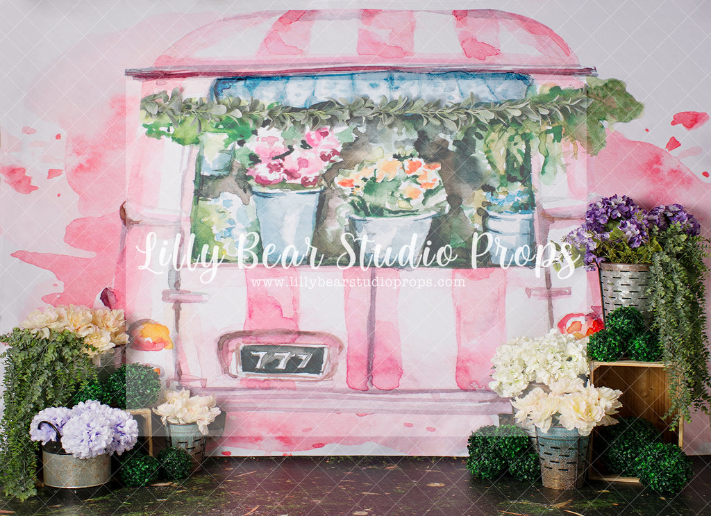 Buy Me Flowers - Lilly Bear Studio Props, barn door, barn doors, boho spring, easter, easter backdrop, easter bunny, easter flowers, FABRICS, farm, spring, spring barn doors