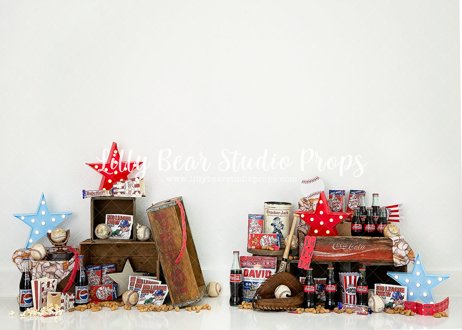 Buy Me Some Peanuts - Lilly Bear Studio Props, ball game, baseball, baseball balls, baseball bat, baseball birthday, baseball diamond, baseball field, baseball glove, baseball player, baseball star, baseball team, baseballs, blue jays baseball, boys, cake smash, FABRICS, girl baseball, popcorn, rookie of the year, sports, strike