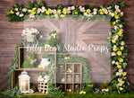 CLIMBING EASTER ROSES 2 - Lilly Bear Studio Props, barn door, boho spring, bunny, bunny garden, bunny one, bunny trail, easter bunny, easter flowers, FABRICS, farm, some bunny is one, spring, spring barn doors