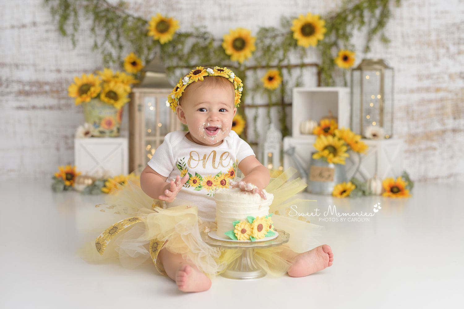 Sunflower Bloom by Sweet Memories Photos By Carolyn sold by Lilly Bear Studio Props, bloom - FABRICS - floral - garden
