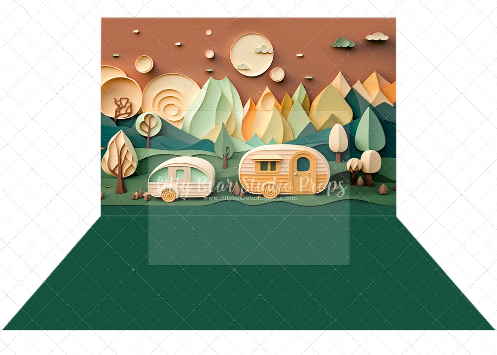 Camper Vans & Earthy Tones Combo