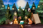 Camping Woodland Critters - Lilly Bear Studio Props, baby deer, critters, deer, fox, foxy, into the wild, into the woods, little wild one, one fox, our little fox, spring wood, where the wild things are, wild, wild animal, wild animals, wild things, woodland, woodland animals, woodland creatures, woodland forest, woodland friends, woods