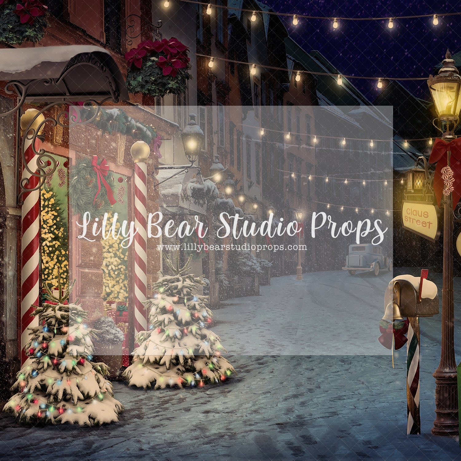 Candy Cane Lane - Lilly Bear Studio Props, christmas, Cozy, Decorated, Festive, Giving, Holiday, Holy, Hopeful, Joyful, Merry, Peaceful, Peacful, Red & Green, Seasonal, Winter, Xmas, Yuletide
