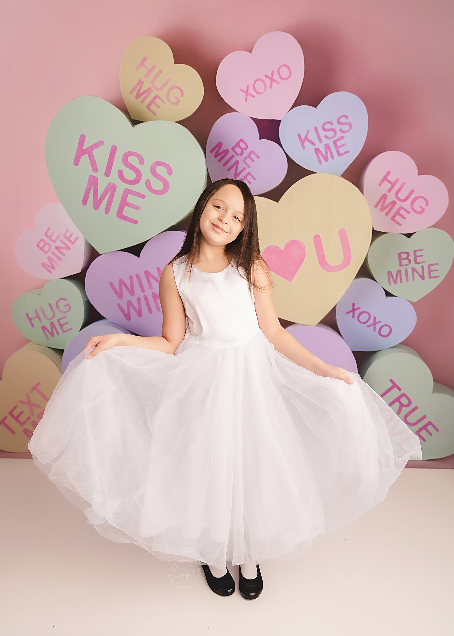 Candy Heart by Fabien Chan Photography sold by Lilly Bear Studio Props, balloon - fabric - FABRICS - girl - girls - hea