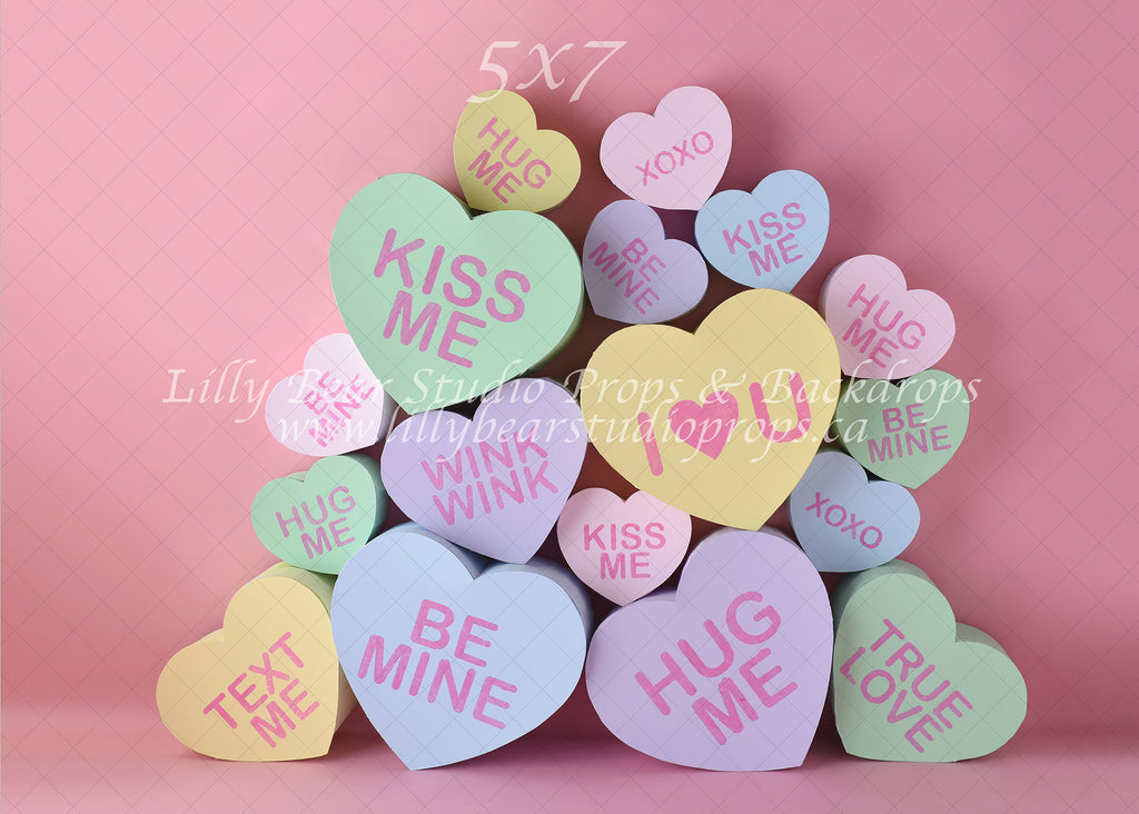 Candy Heart by Fabien Chan Photography sold by Lilly Bear Studio Props, balloon - fabric - FABRICS - girl - girls - hea