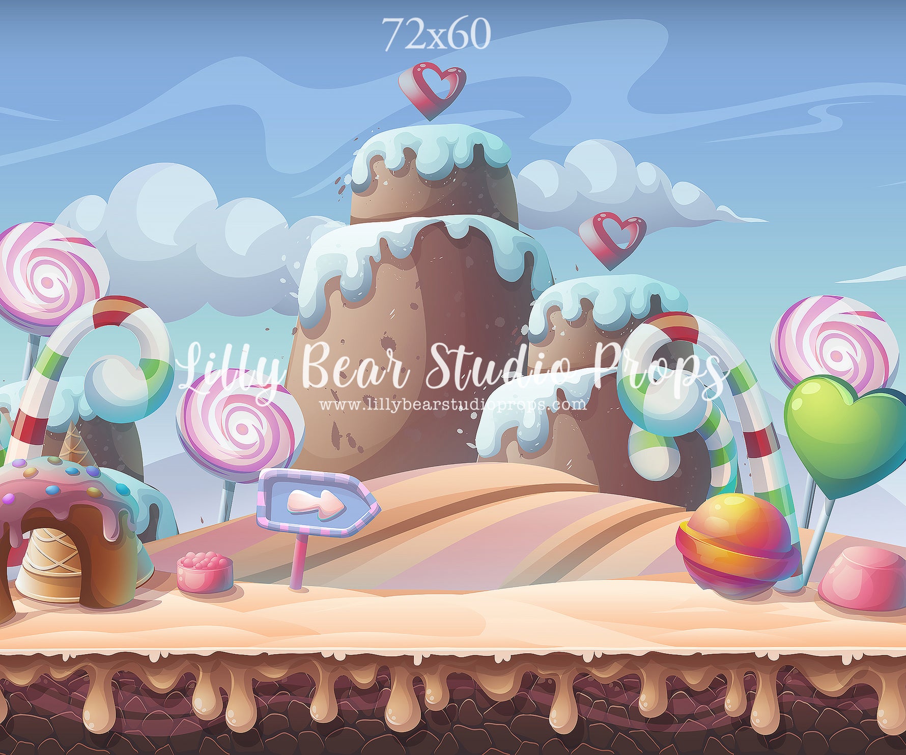 Candyland by Lilly Bear Studio Props sold by Lilly Bear Studio Props, boardga - boardgame - candy - candy river - candy