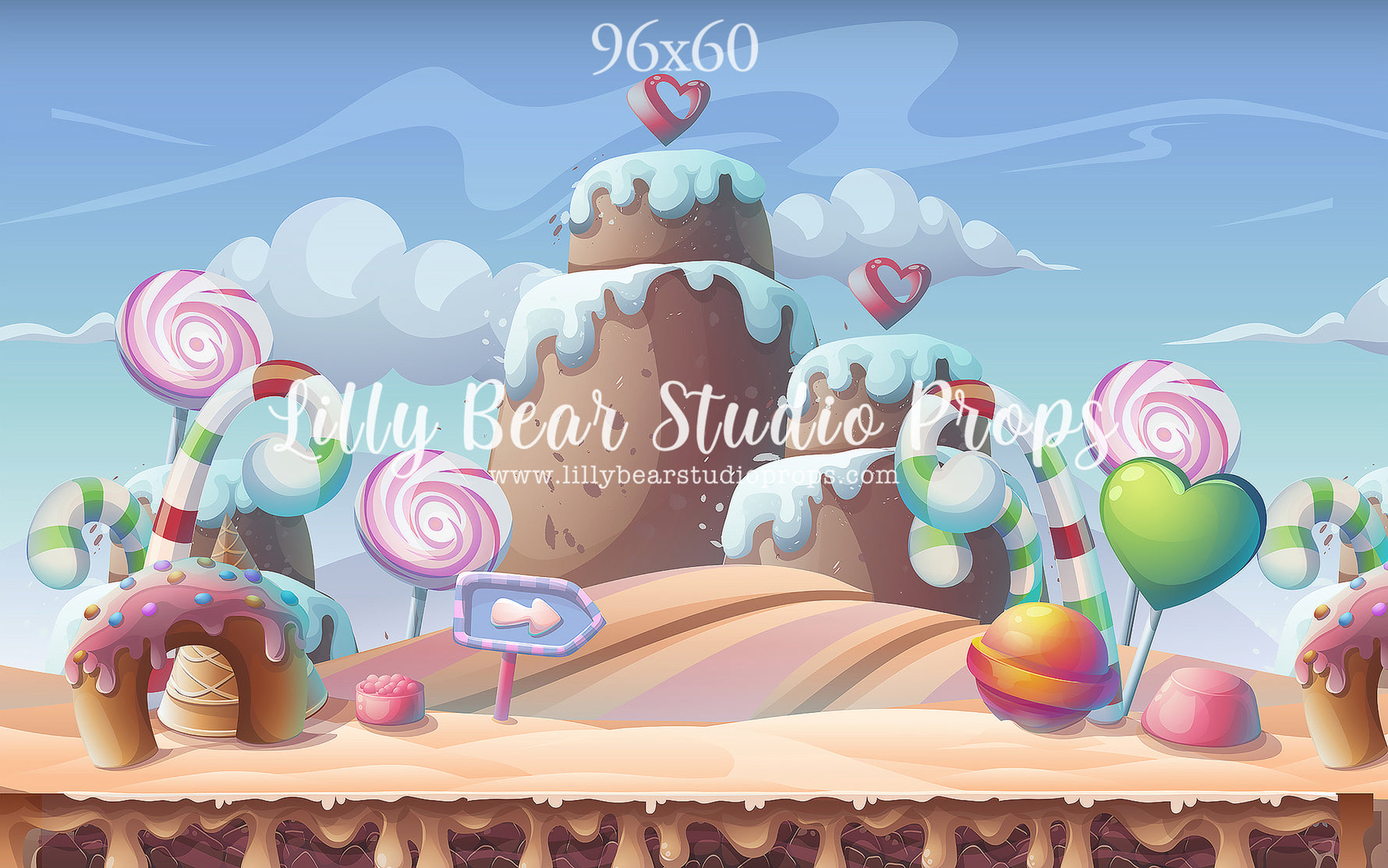 Candyland by Lilly Bear Studio Props sold by Lilly Bear Studio Props, boardga - boardgame - candy - candy river - candy