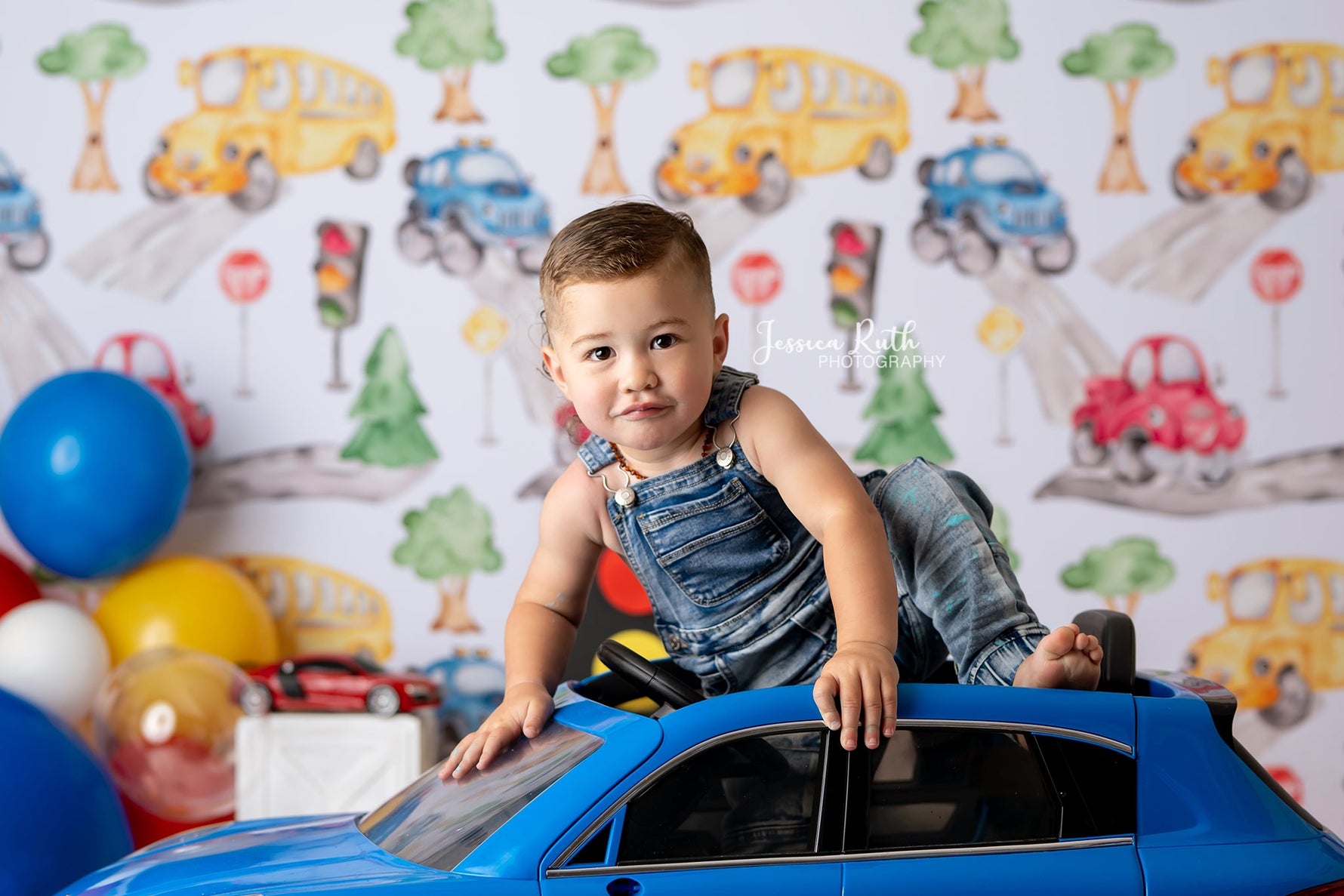 Car Town by Lilly Bear Studio Props sold by Lilly Bear Studio Props, blue car - car - car town - Fabric - kids cars - r